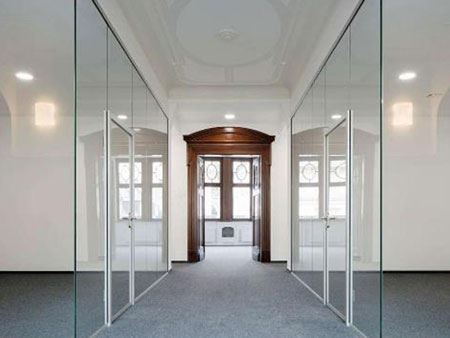 Cloison en verre