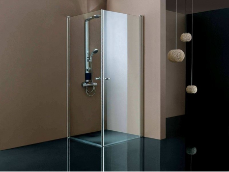 Cabine de douche en verre