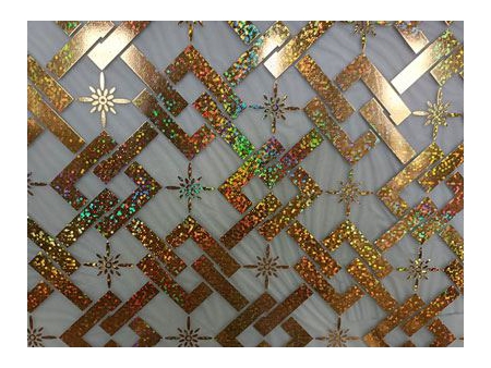 Verre dépoli à motifs artistiques