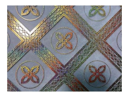 Verre dépoli à motifs artistiques
