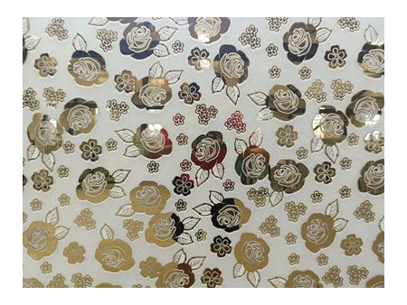 Verre dépoli à motifs artistiques