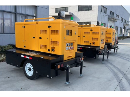 Unité mobile de générateur d’énergie et de pompe de                    drainage