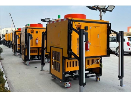 Cabine de drainage mobile à chargement et déchargement automatiques