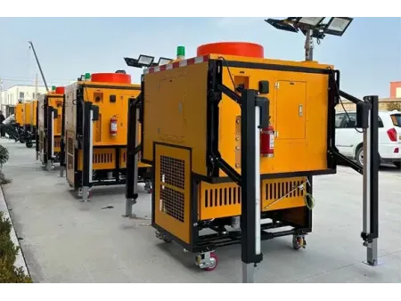 Cabine de drainage mobile à chargement et déchargement automatiques