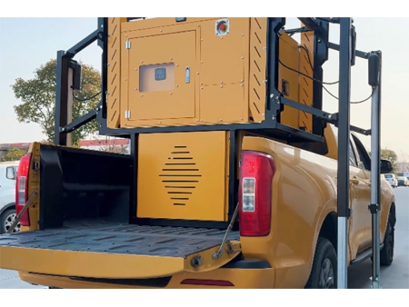 Cabine de drainage mobile à chargement et déchargement automatiques
