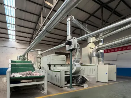 Ligne de Recyclage des Déchets Textiles