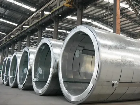 Tôles et bobines d'acier galvanisé par immersion à chaud