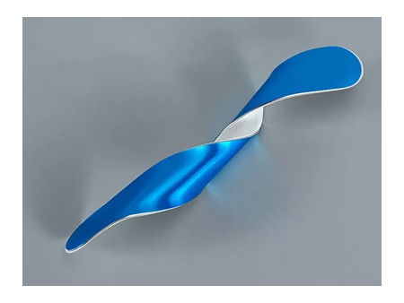 Bande aluminium bleue adhésive