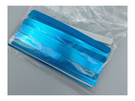 Bande aluminium bleue adhésive