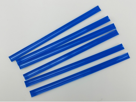 Barrette nasale bleue à huit fils
