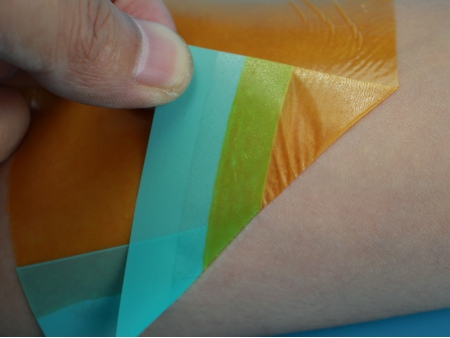 Film d'incision avec iode / Film à inciser à l’iode / Champ à inciser antimicrobien