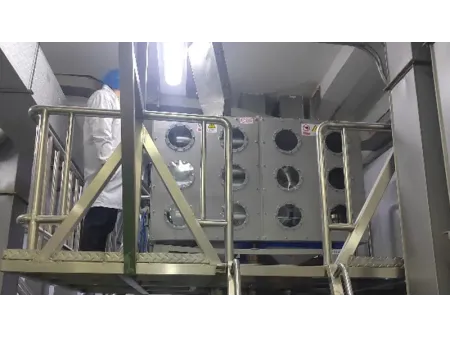 Filtre magnétique automatique pour poudres
