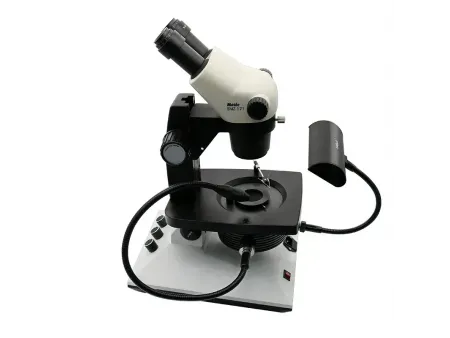 Microscope pour la gemmologie  (incliné 0-45°)