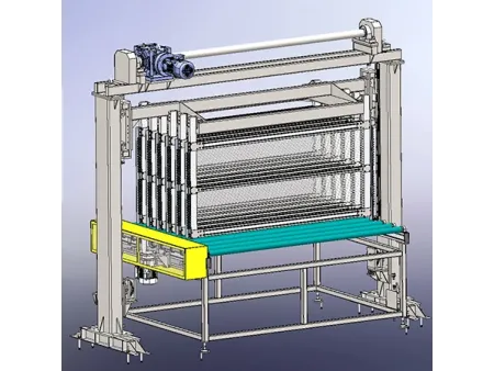 Accumulateur vertical de verre