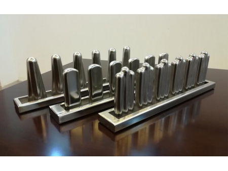 Moule inox 6 cavités pour bâtonnets de crème glacée Moule inox 6 cavités pour bâtonnets de crème glacée