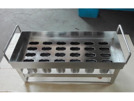 Moule manuel 4×6 en acier inoxydable pour équipement de crème glacée Moule manuel 4×6 en acier inoxydable pour équipement de crème glacée