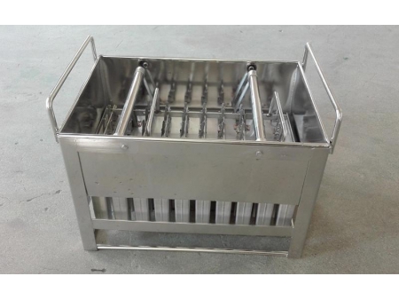Moule manuel 5×10 en inox pour équipement de crème glacée congelée, sucette glacée Moule manuel 5×10 en inox pour équipement de crème glacée congelée, sucette glacée