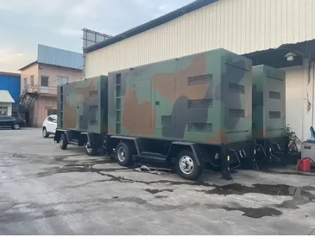 Groupes électrogènes sur remorque
