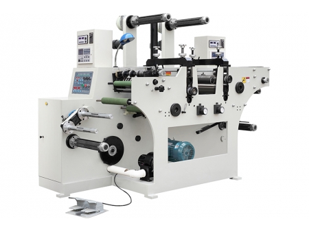 Machine de découpe rotative (Double Stations) (Modèle FQ‑320Y‑2 – Machine de découpe rotative à double stations pour la production d’étiquettes)