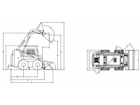 Chargeuse compacte sur pneus JC45V