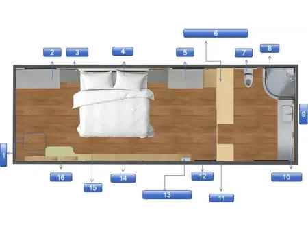 Caravane  (lit queen size)