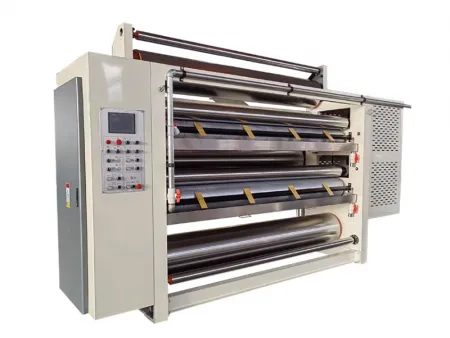 Machine à encoller duplex pour la production de carton ondulé 5 plis