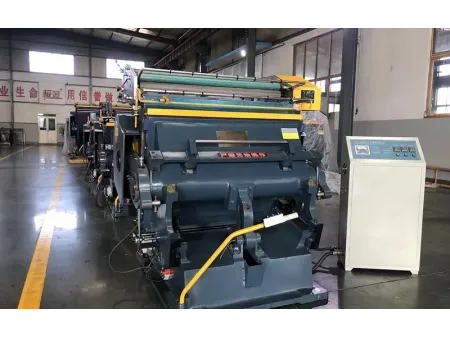 Machine de découpe à clapet avec Marquage à Chaud