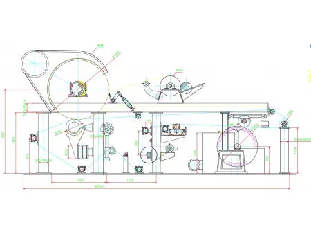 Machine de fabrication de papier kraft