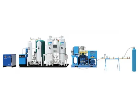 Système de génération d’oxygène médical sur mesure