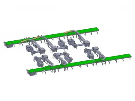 Ligne automatique d’emballage de biscuits