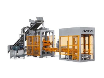 Machine de fabrication de parpaings QF700
