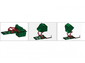 Station de transfert par compaction (compacteur séparé horizontal)