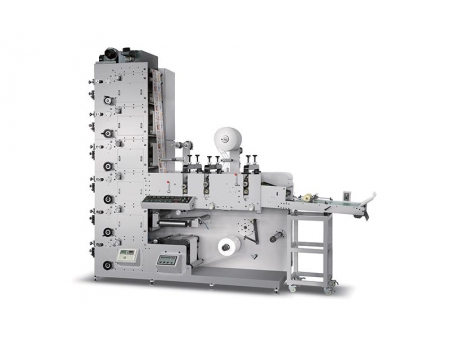 Presse flexo avec triple unité de découpe rotative ZBS-320G