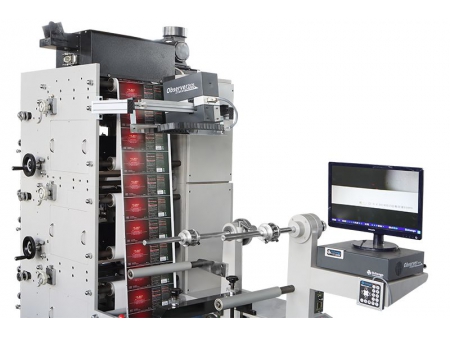 Presse flexo avec triple unité de découpe rotative ZBS-320G