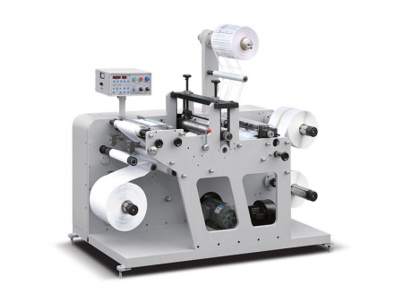 Machine de refendage avec station de découpe rotative DK-320G