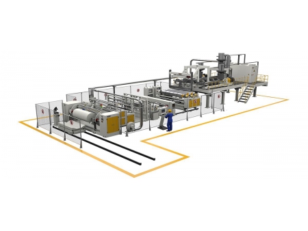 Ligne d'extrusion de Film à Plat Multicouche
