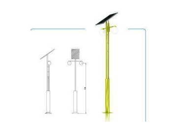 Lampadaire solaire pour jardin