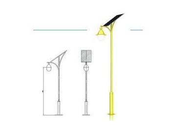 Lampadaire solaire pour jardin