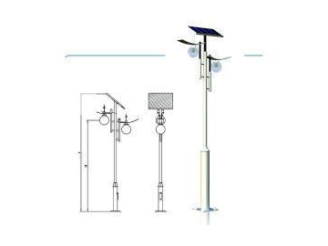 Lampadaire solaire pour jardin