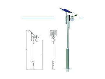 Lampadaire solaire pour jardin