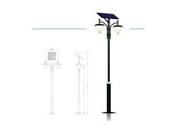 Lampadaire solaire pour jardin