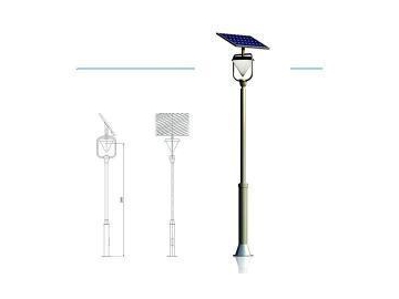 Lampadaire solaire pour jardin