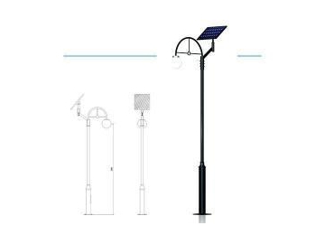 Lampadaire solaire pour jardin