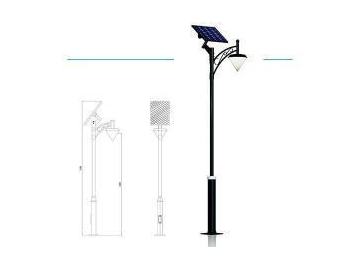 Lampadaire solaire pour jardin