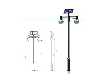 Lampadaire solaire pour jardin