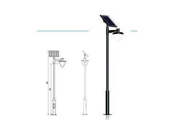 Lampadaire solaire pour jardin