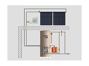 Chauffe-eau solaire à structure dissociée HFT-300L/HFT-200L