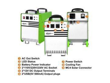 Système d'alimentation solaire mobile 500W~1000W