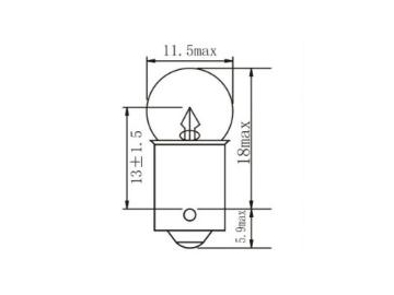 Ampoule auxiliaire automobile G11