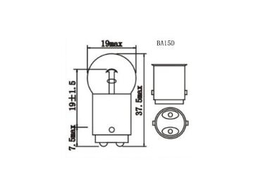 Ampoule de feu clignotant G18 67
